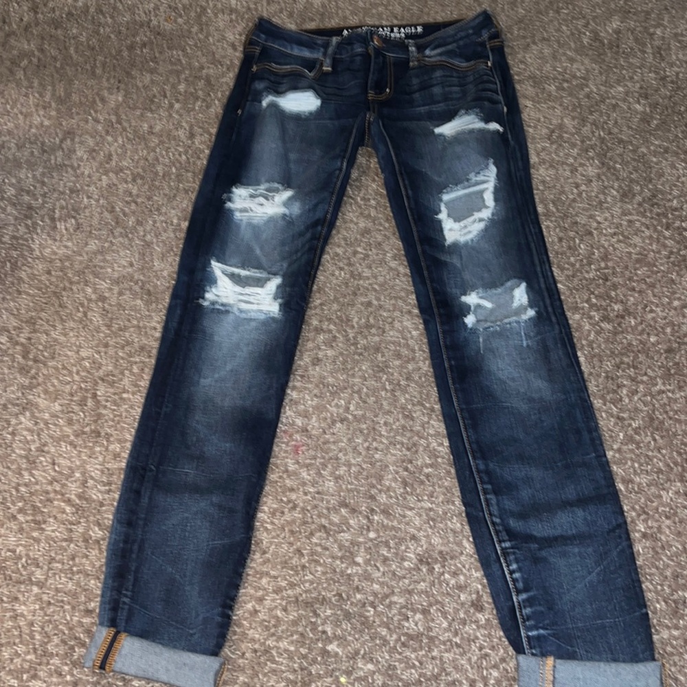 American Eagle Super Low Jeggings, Size 6 Extra Long
